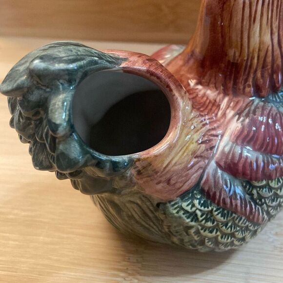 Vintage Sakura by Oneida Rooster Chicken Hen Creamer Farmhouse Country Kitchen - Picture 8 of 12